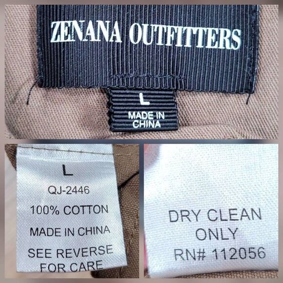 💜Zenana Olive Zipper Front Hooded Sleeveless Utility Jacket Large - Picture 12 of 16